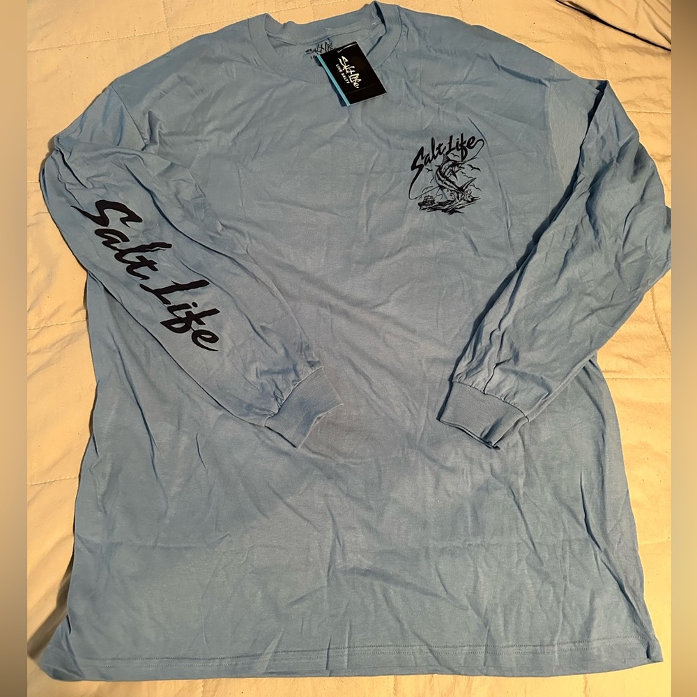 Salt life Long sleeve tee XLG NWT